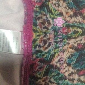 Beautiful floral yoga capri length